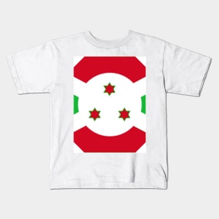 Marching Forward: Burundi's Flag as a Beacon of Progress Kids T-Shirt